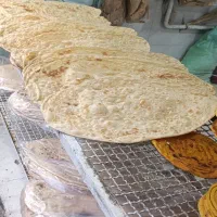 نان خراسانی با آرد گندم دیم
