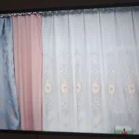 پرده پذیرایی همراه با یالان پرده وقاب