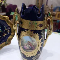 ست چینی سورمه‌ای لیلی مجنون