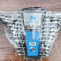 ست آچار یکسر تخت یکسر رینگی هانتر ۱۲ پارچه