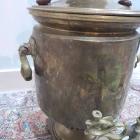 سماور عتیقه ۱۵۵ساله ذغالی