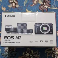 دوربین کنون EOS M2 کیت‌کامل ،دولنز-فلاش-تبدیل