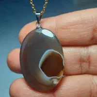 گردن اویز عقیق سبز زمردی|جواهرات|سیرجان, |دیوار