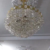 یه جفت لوستر کریستال آنتیک قدیمی|لوستر و چراغ آویز|تهران, شهرک شریعتی|دیوار