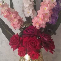 گلدون و گل|گل مصنوعی|تاکستان, |دیوار