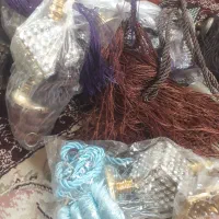 ۳۳ جفت شرابه پرده ۳۳ جفت گل میخ نو داخل سلفون|پرده، رانر، رومیزی|بهارستان, |دیوار
