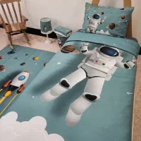 بالشت و ملحفه دورکشدار طرحدار