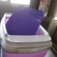 ظرف خاک گربه به همراه الک خاک