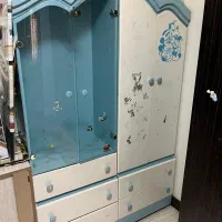 بوفه کمد میز کامپیوتر و صندلی آش قفسه
