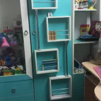 کمد و تخت نوزاد|تخت و سرویس خواب|قم, صدوق|دیوار