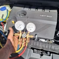 گاز کولر تمامی خودرو ها بشرط سرما تضمینی نشت یابی