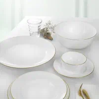 ظروف سرامیکی و چینی و شیشه ای ولب طلا|ظروف سرو و پذیرایی|قزوین, |دیوار