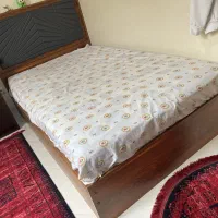 تخت خواب mdf یکو نیم نفره ( 120 ) چراغ دار