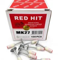 میخ و چاشنی سرخود (سرهمی)سایز ۲۷ برند RED HIT