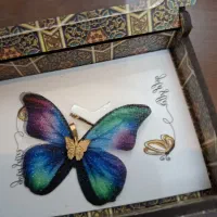 پلاک پروانه کادویی طلا شیک قیمت مناسب|جواهرات|تهران, نارمک جنوبی|دیوار