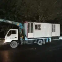 اجاره جرثقیل کفی دار دکل بلند ۳ تن