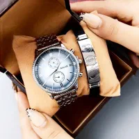 فروش ست ساعت دستنبد و گردنبند و  با قیمت مناسب|بدلیجات|جیرفت, |دیوار