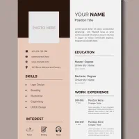 طراحی رزومه حرفه ای