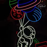 تابلو نئون|ریسه و چراغ تزئینی|زنجان, |دیوار