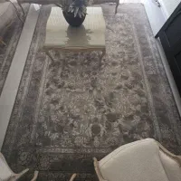 دو جفت فرش ۱۲ متری گل برجسته نو