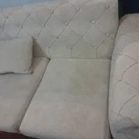 مبل هفت نفره کرم و سورمه ای|مبلمان خانگی و میز عسلی|قم, سالاریه|دیوار