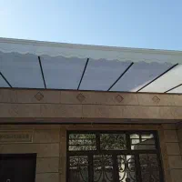 سقف شیب دار پلی کربنات فایبرگلس سایبان طلق|مصالح و تجهیزات ساختمان|مشهد, حرم مطهر رضوی|دیوار