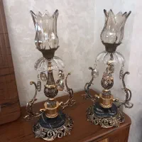 آکبند وشمعدان جفتی و قندان وقوری وسس خوری otat