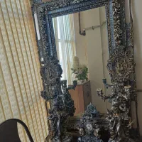 اینه و شمعدان|آینه|آذرشهر, |دیوار