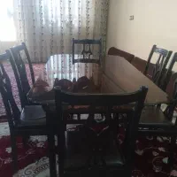 نهارخوری شش نفره چوبی