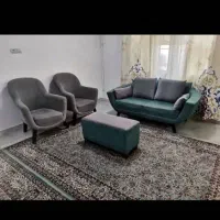 مبلمان نیم ست پنج نفره در حد نو|مبلمان خانگی و میز عسلی|اهواز, کوی نفت|دیوار