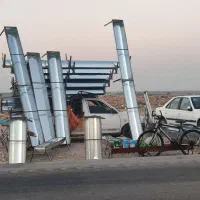 آبخوری گوسفندی پود بز وفرغون .شعله گازی تنور