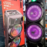 اسپیکر بلوتوثی چمدانی 16 اینچ دو باند مدل ZQS-8210|پخش‌کننده همراه|شیراز, تحویلی|دیوار
