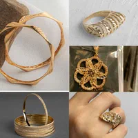 النگو مدل پیکسلی و حصیری کد 1884 با ضمانت نامه