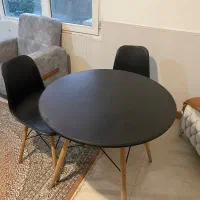فروش میز MDF گرد دونفره