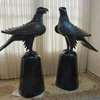 جفت مجسمه فولادی دست ساز سایز غول پیکر