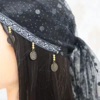 مینی اسکارف دخترانه اسکارف سنتی سربند مدل سکه ای|لباس|صدرا-فارس, فاز ۲|دیوار