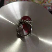 انگشتر یاقوت زیبا خوش دست سنگین وزن