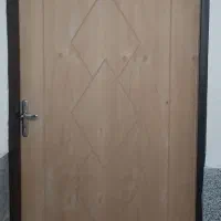 درب چوبی یه لنگه
