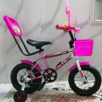 دوچرخه سایز 12 وسایز 16 وسایز 20 دخترانه صورتی