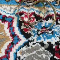دو عدد النگو سایز ۱ نقره