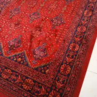 فرش ۶  متری طرح قجری در حد نو