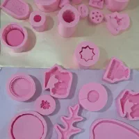 قالب سیلیکونی و لوازم شمع و سنگ مصنوعی