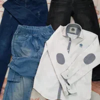شلوار جین و پیراهن پسرانه