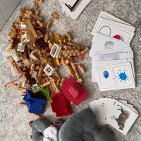 خانه سازی بچه اسباب بازی نوزادسیسمونی فلشکارت باهم