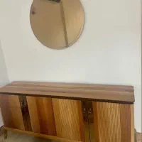 فروش آینه کنسول و میز تلویزیون ست|بوفه، ویترین، کنسول|سیرجان, |دیوار