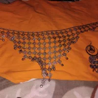 کمربند رقص عربی و گوشواره عربی مدل آویز