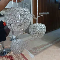 لوستر کریستالی طرح سیب سه شاخه