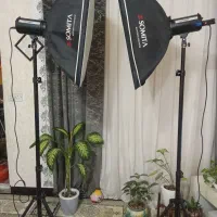 دو عدد فلش آتلیه با سافت باکس ،رادیوفلش