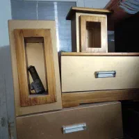 تخت خواب و بوفه و میز چوبی|تخت و سرویس خواب|تربت جام, المهدی|دیوار