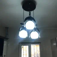 لوستر/ لوستر سه حباب/لوستر اشپزخانه|لوستر و چراغ آویز|گلپایگان, |دیوار